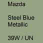 Preview: Mazda, Steel Blue Metallic, 39W / UN.